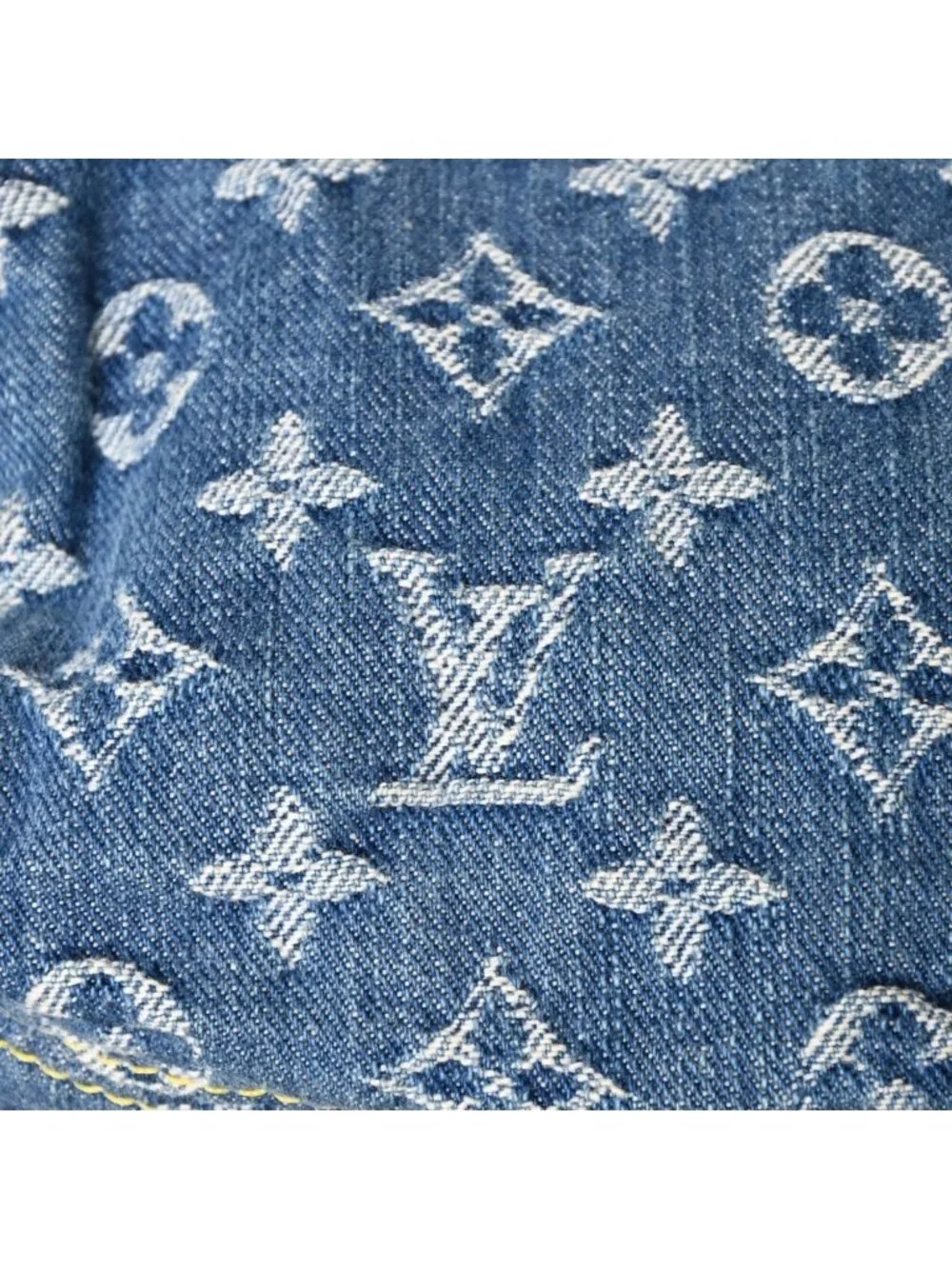Louis Vuitton Mini Pleaty Bag Monogram Denim Indigo Blue